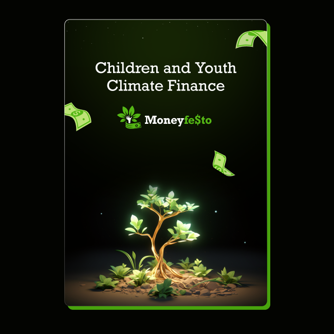 Youth Climate Finance Moneyfesto Mockup